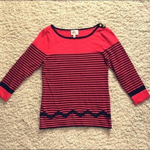 Milly of New York hot pink sweater size Small S